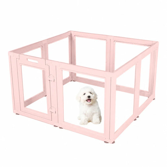 Everfront Clear Acrylic Pet Playpen  Kit