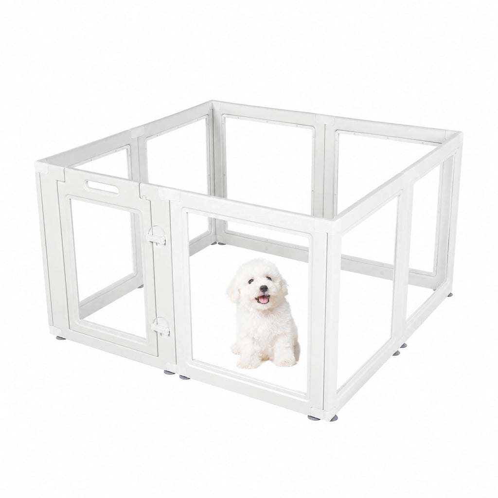 Everfront Clear Acrylic Pet Playpen  Kit