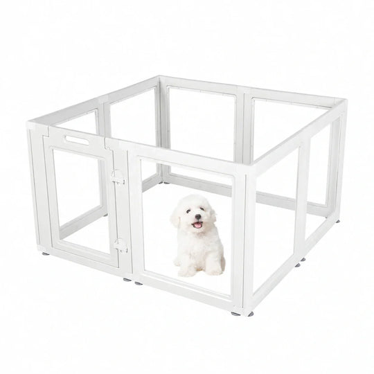 Everfront Clear Acrylic Pet Playpen  Kit